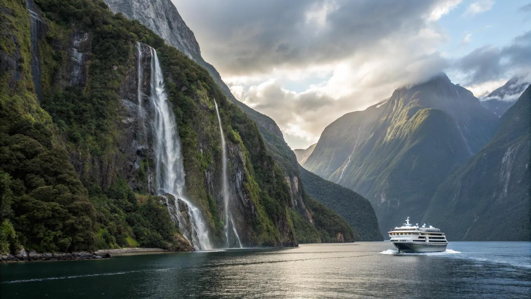 New Zealand Fjord Landscape